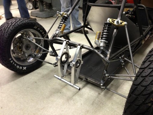 Rear Frame and Suspension Assembled