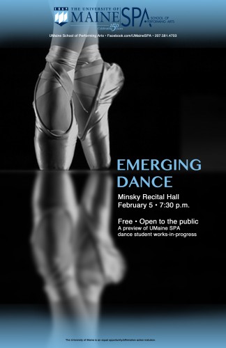 Emerging Dance Poster