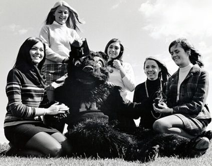 Bananas and Homecoming court undated