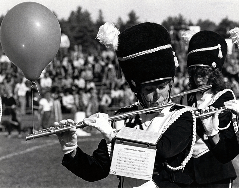 Flute player, circa 1981