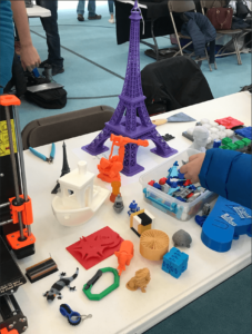 Example prints on display at our table during the Engineering Expo last year.