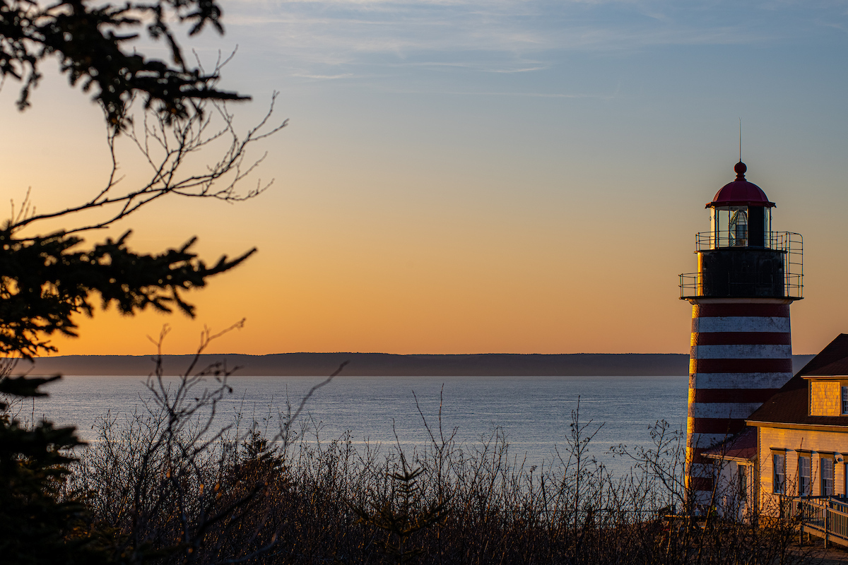 A photo of a lighthouse