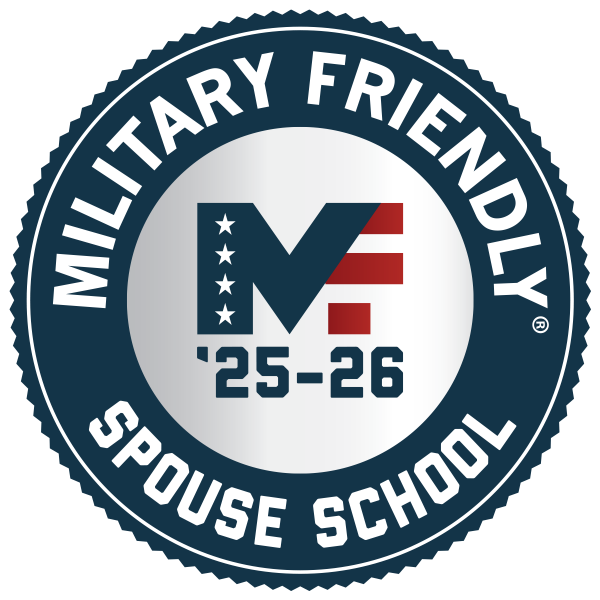A military friendly spouse school 2025-26 badge