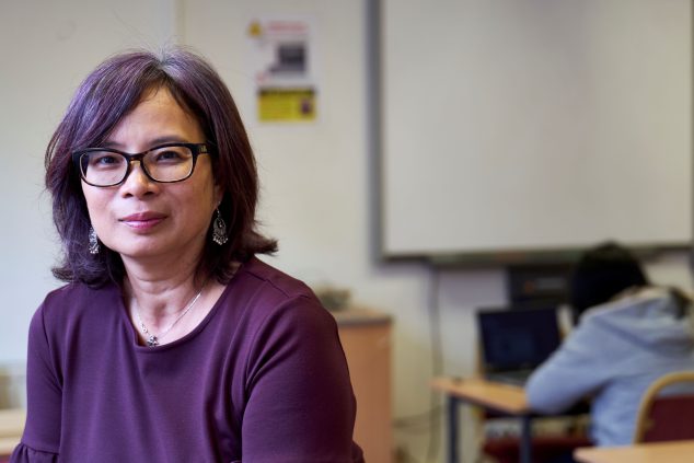 A photo of a woman over 50 classroom teacher