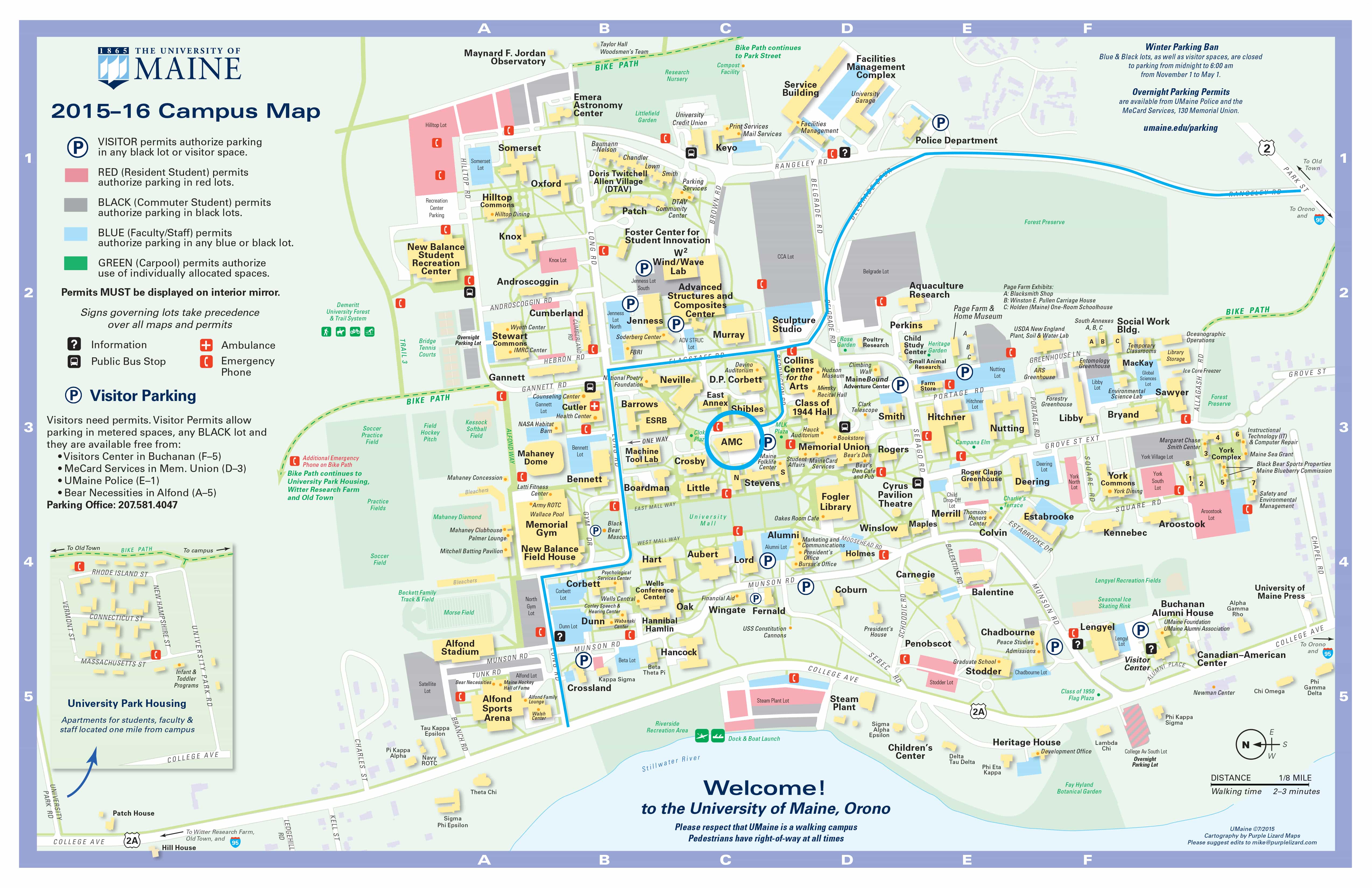 university of maine campus map Contact Us The Advanced Manufacturing Center University Of Maine university of maine campus map
