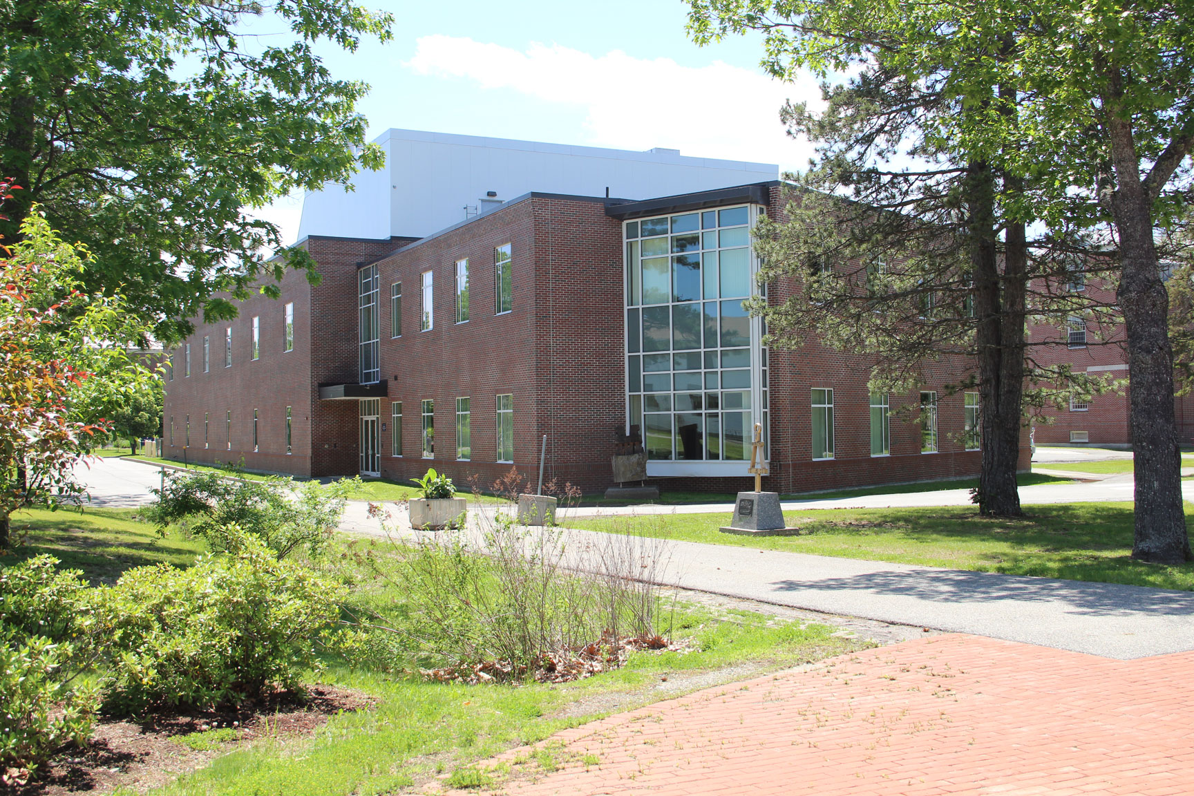 Image of Advanced Manufacturing Center Building on a sunny day
