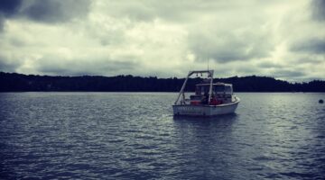Oyster Girl boat on the water