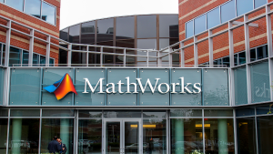 MathWorks building logo