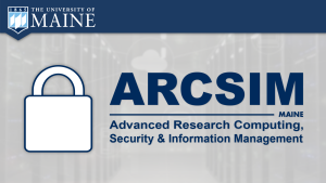 Image of lock and ARCSIM Logo