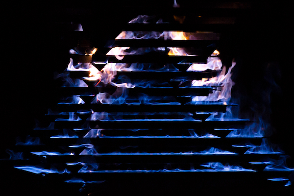 Salmon ladder (burn, 2016)
