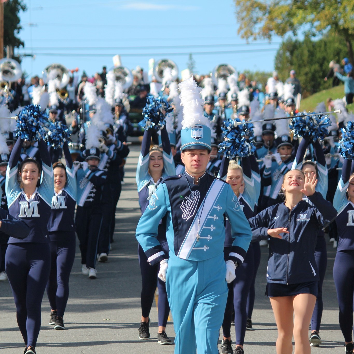Band Marching at Riverfest 2022