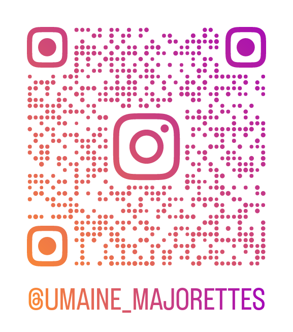 UMaine Majorettes Instagram QR Code