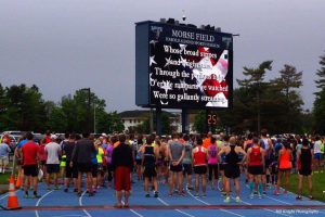 Runners at the starting line.