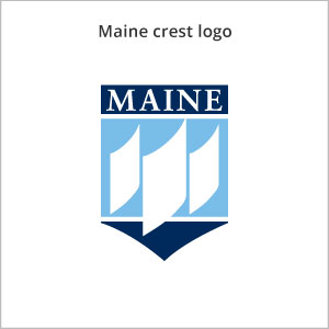 Maine crest logo