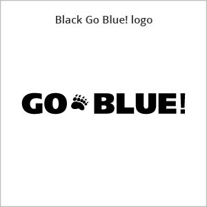 Black Go Blue! logo