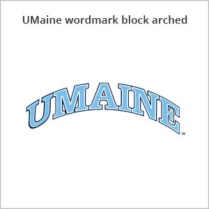 UMaine wordmark block arched