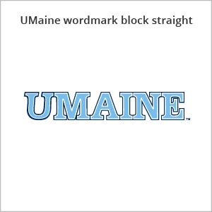 UMaine wordmark block straight