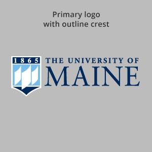 Primary logo with outline crest