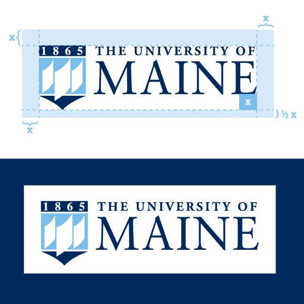 UMaine logo spacing