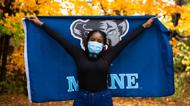 UMaine masked up