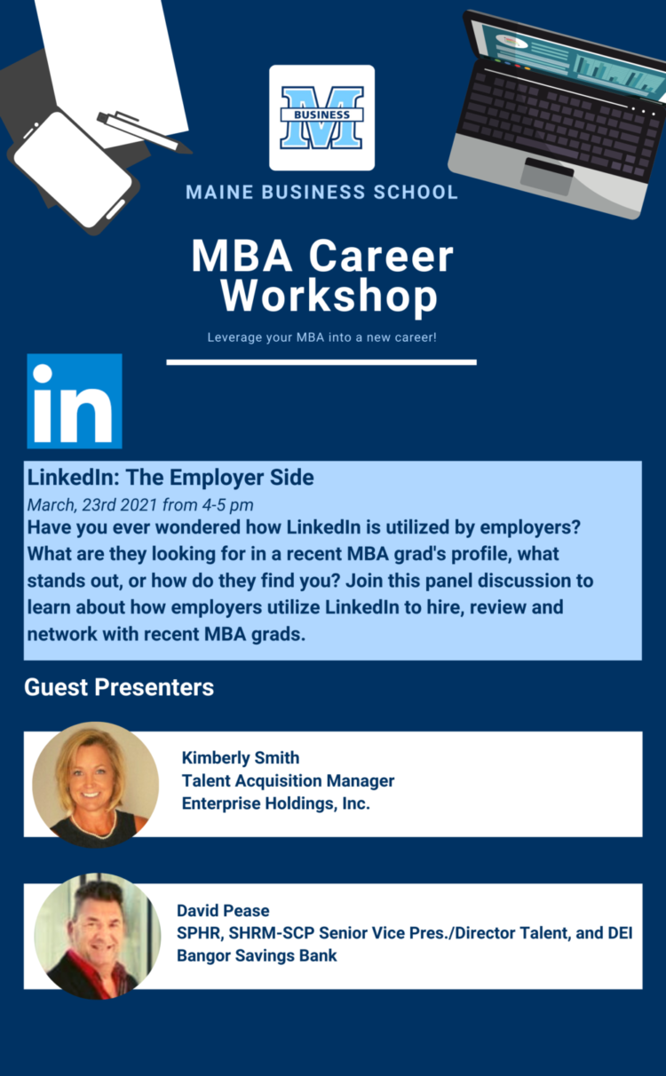 MBA Career workshop poster