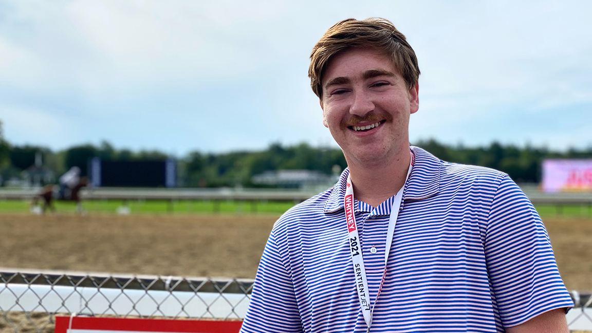 Jared Nightingale, marketing internship at Saratoga Springs Race Track
