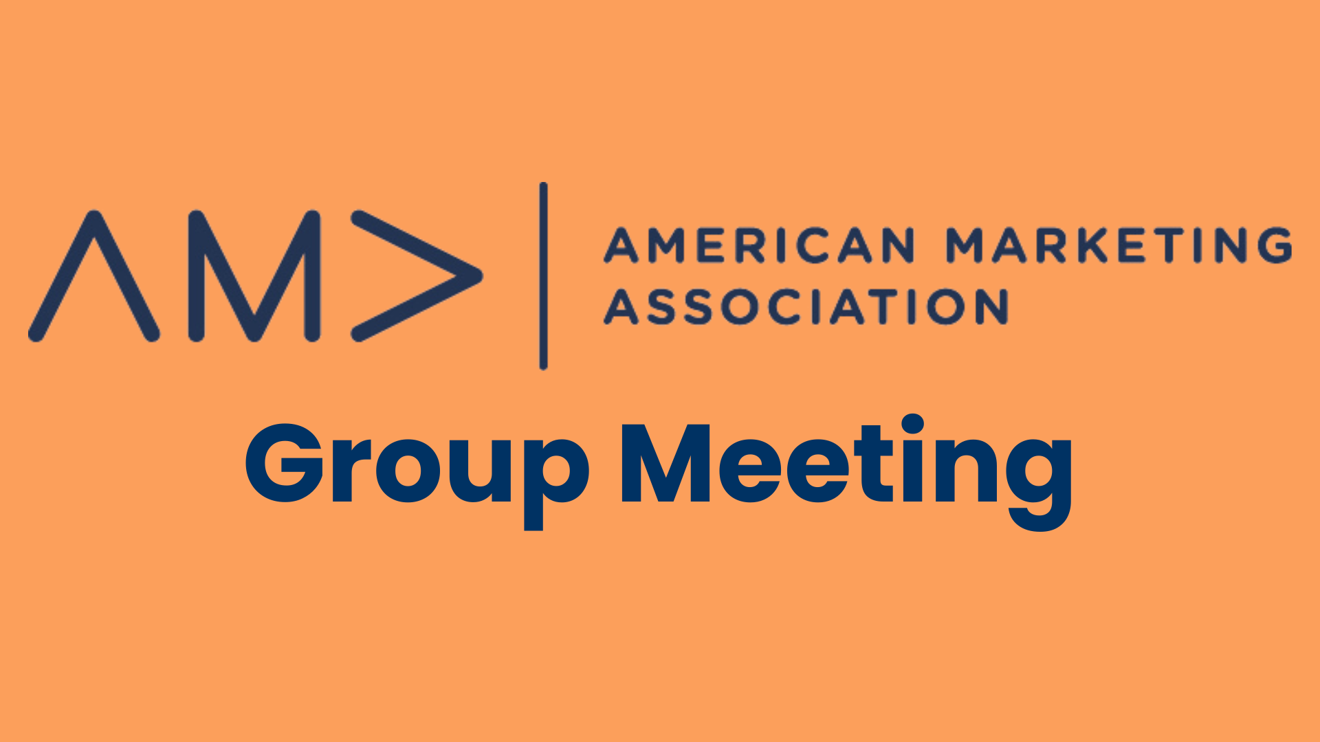AMA Weekly Meeting