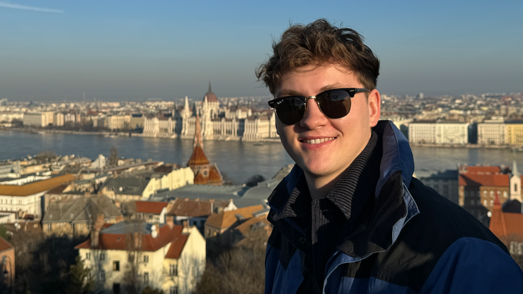 Trevor Morrison studying abroad in Germany