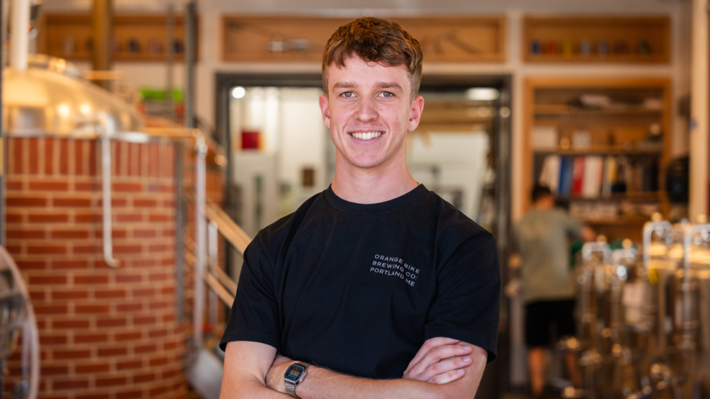 Nolan Dries, summer intern at Orange Bike Brewery