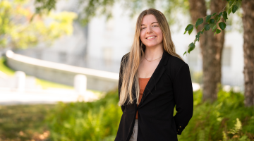 Quincy Clifford, Summer intern at the Maine Office of Outdoor Recreation