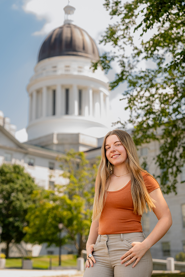 Quincy Clifford, Summer intern at the Maine Office of Outdoor Recreation