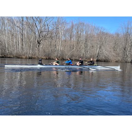 UMaine Crew Club members on the water