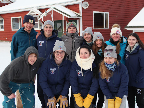 A group photo of the Alpine Ski Team