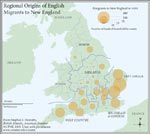 Figure 4.1 Regional Origins of English Migrants to New England