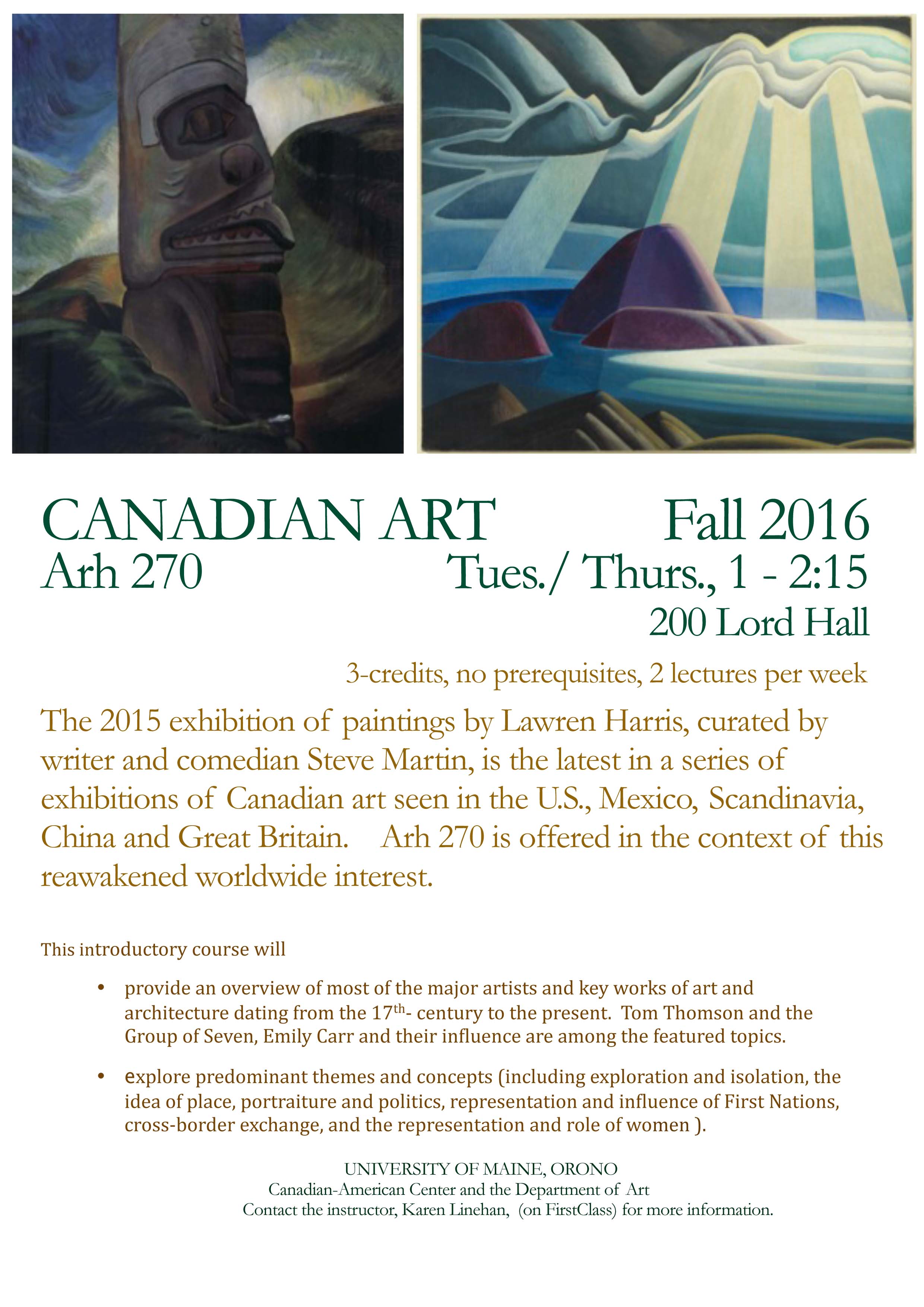 ARH 270: Canadian Art