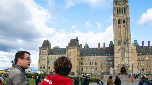 UMaine Students Gather on Parliament Hill