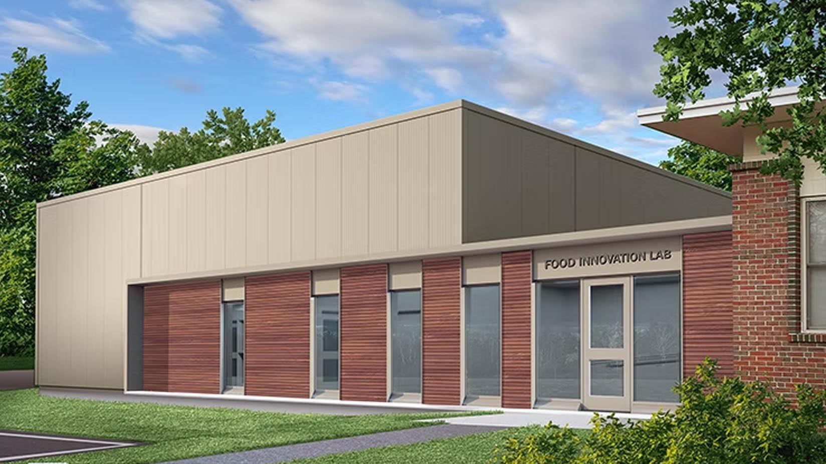 A conceptual rendering of the Food Innovation Laboratory