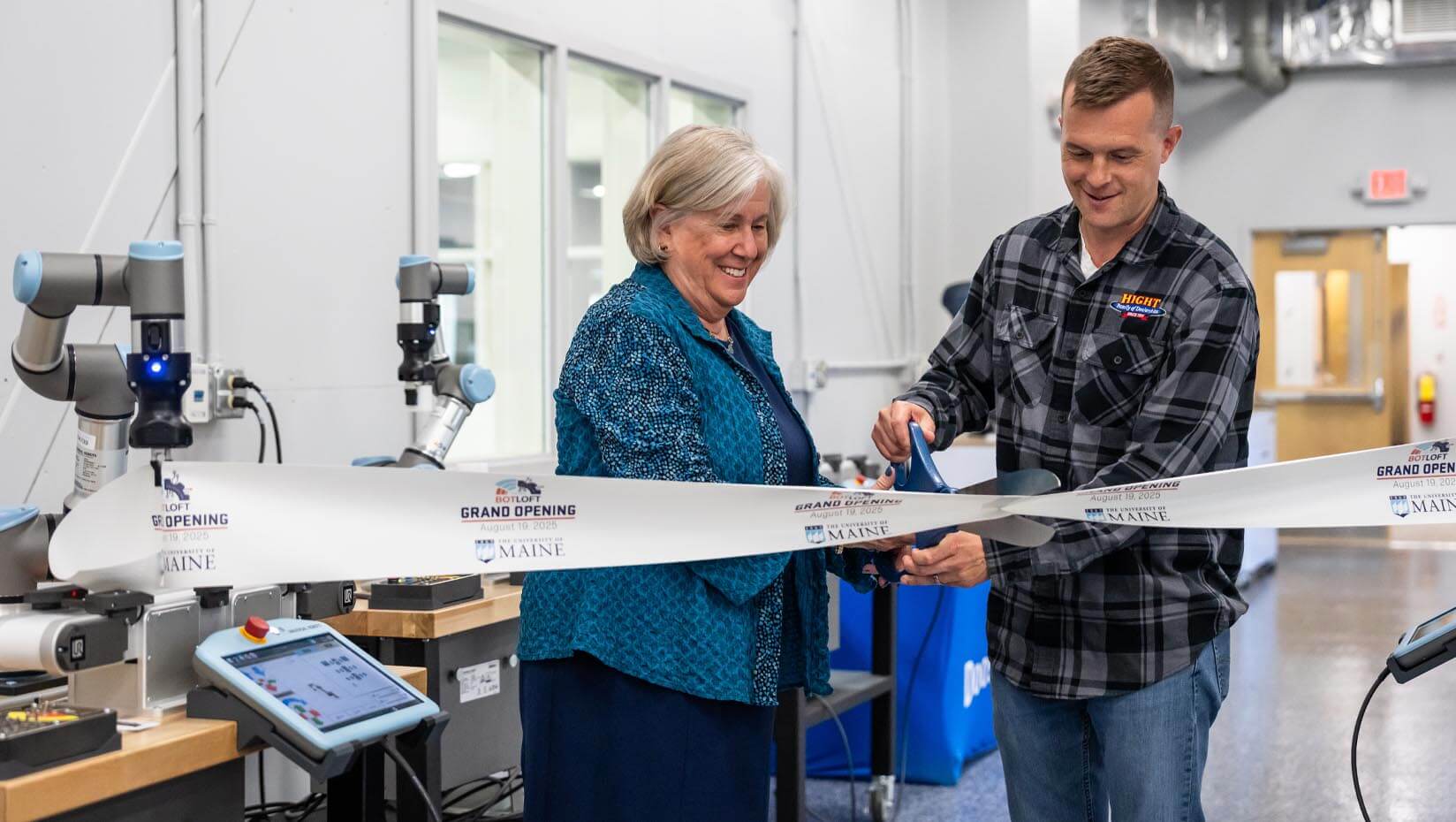 A photo of the ribbon cutting for the B.O.T. Loft
