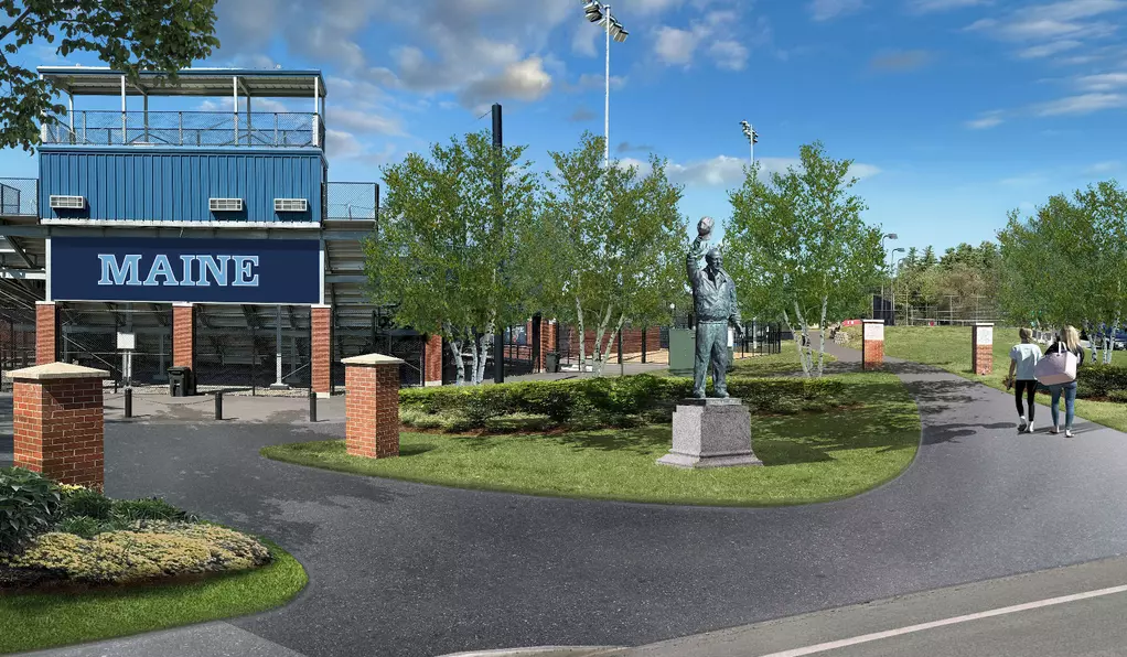 A rendering of the Harold Alfond Athletic Vilage