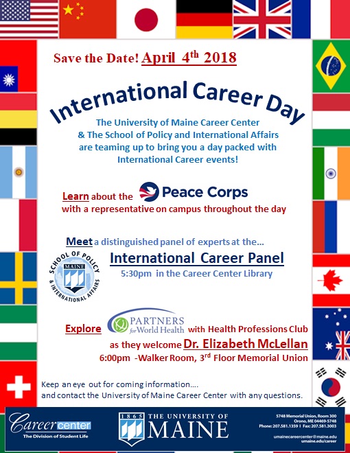International Career Day Career Center University of Maine