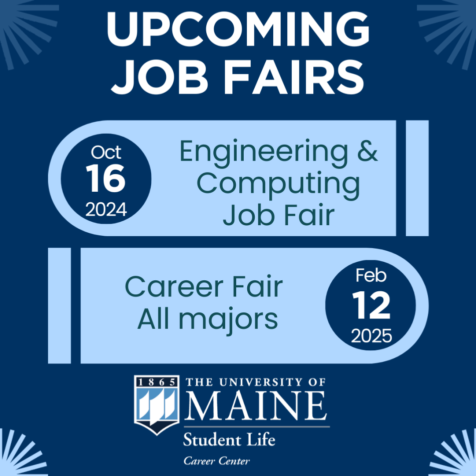 UMaine Career Fair Career Center University of Maine