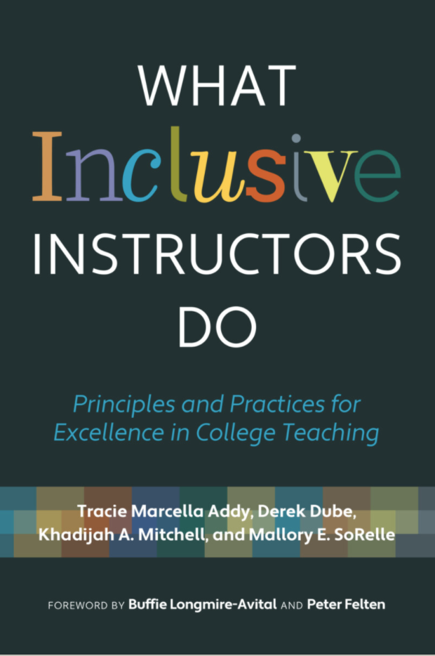 Book cover of Dr. Tracie Addie's What Inclusive Instructors Do: Principles and practices for excellence in college teaching