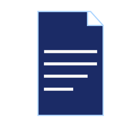 Word-based document icon