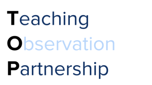 The words Teaching Observation Partnership with the acronym TOP in bold