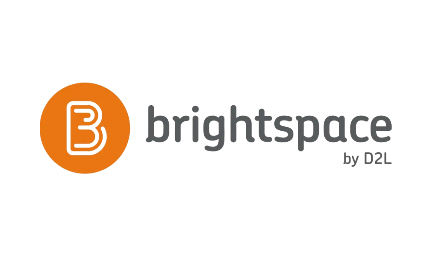 brightspace logo on white background