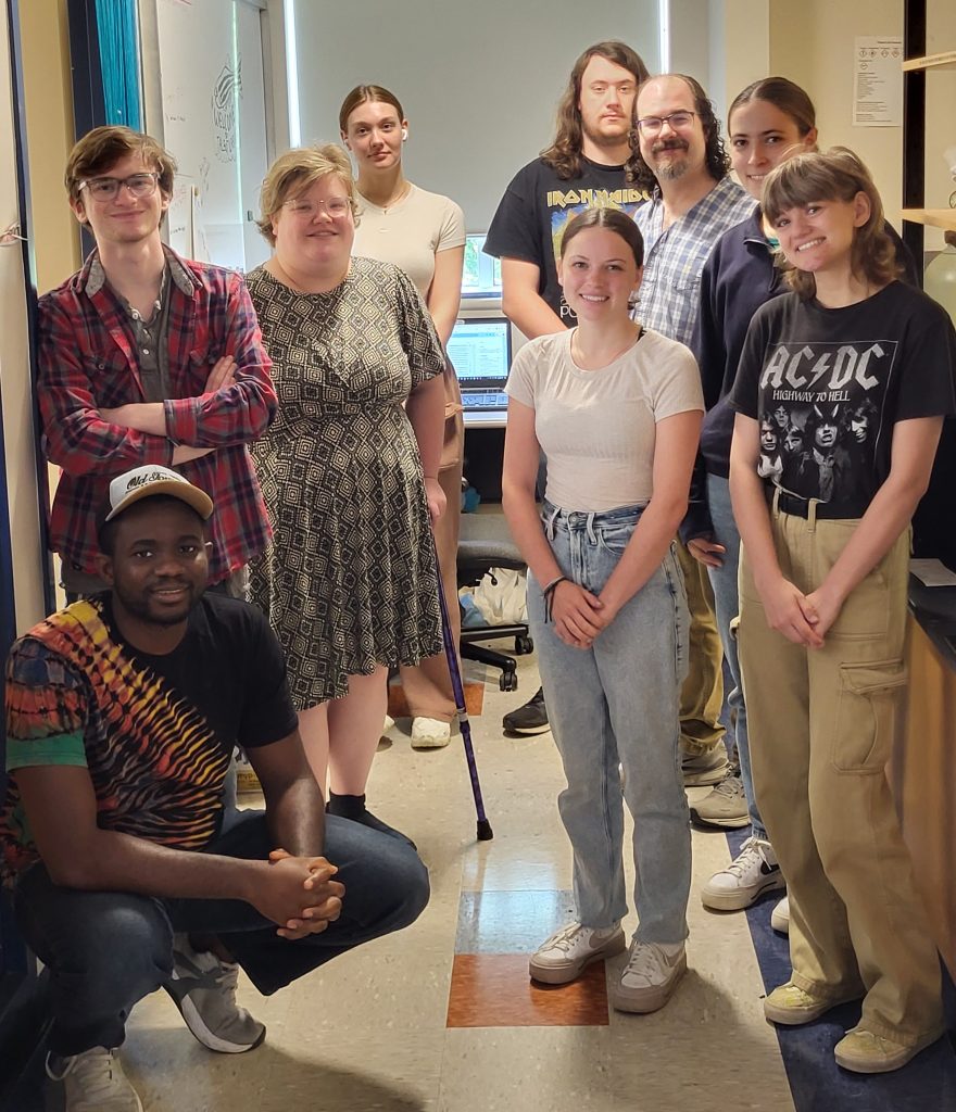 Students in the Talbot lab
