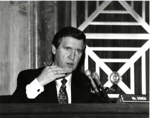 William Cohen speaking, early political career