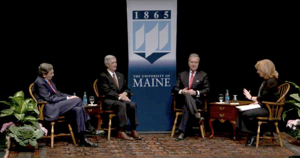 The panel of the 2017 Cohen Lecture discussing onstage 