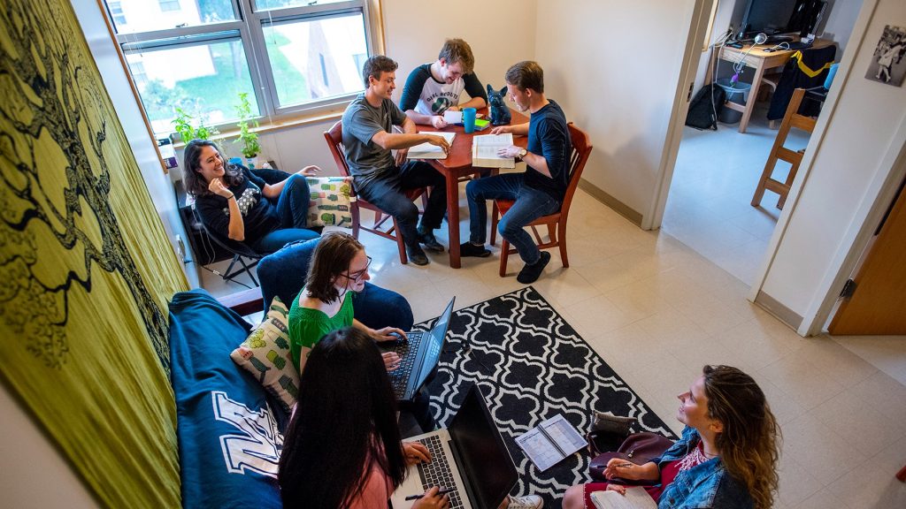 Students studying in DTAV