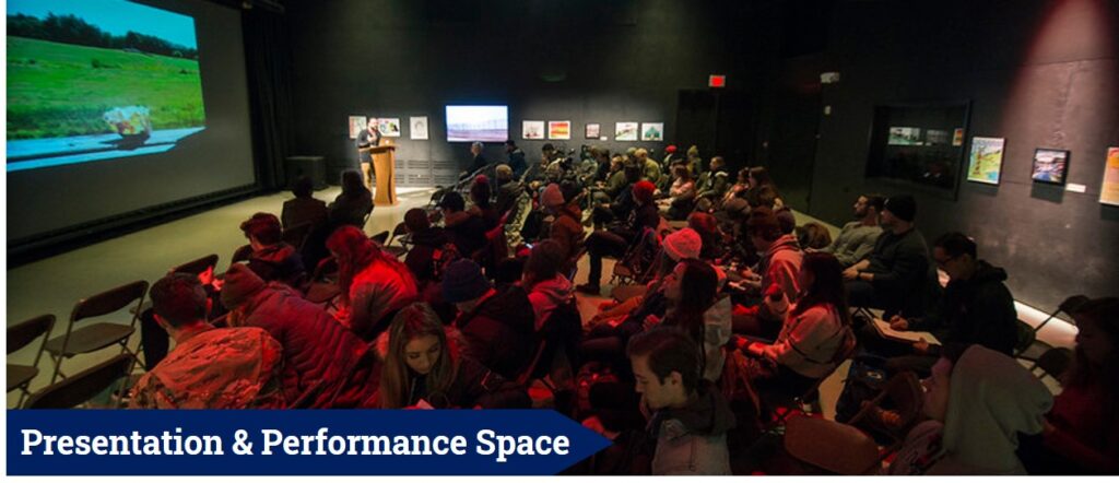 Presentation and performance space in the IMRC center